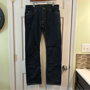 Vans Jeans Mens 32x32 Blue Denim Dark Wash Skater Pants Straight Leg